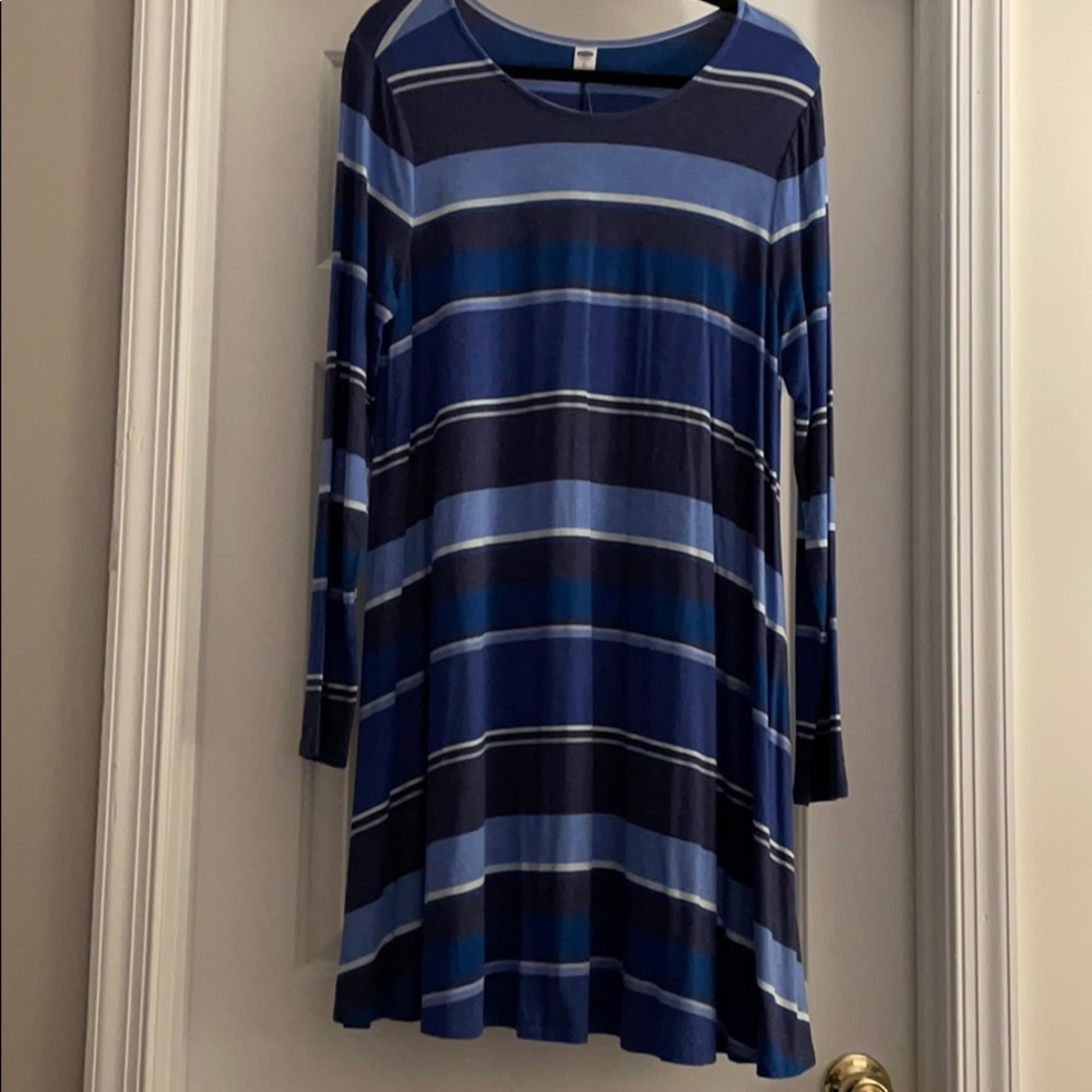 Long sleeve shirt dress